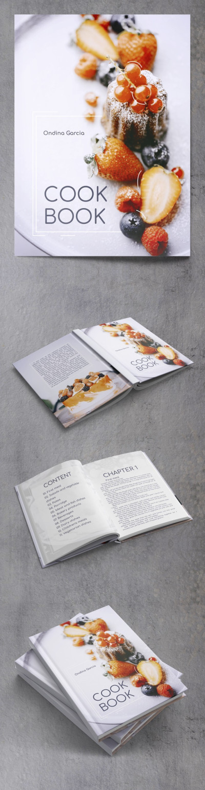 Fantastic Recipes Book Template