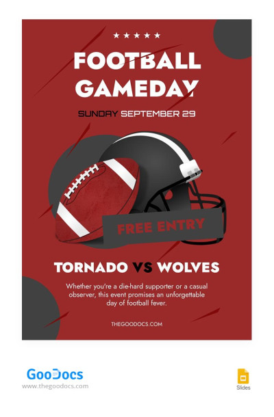Football Game Flyer Template - Download in Word, Google Docs, Illustrator,  PSD, Apple Pages, Publisher, InDesign