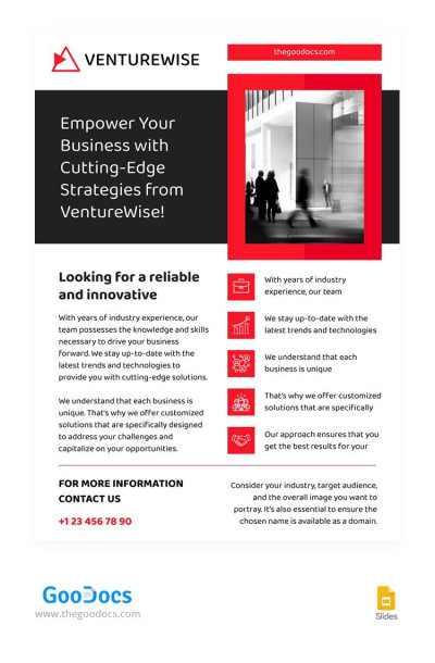 Red Strict Business Flyer - Business Flyers