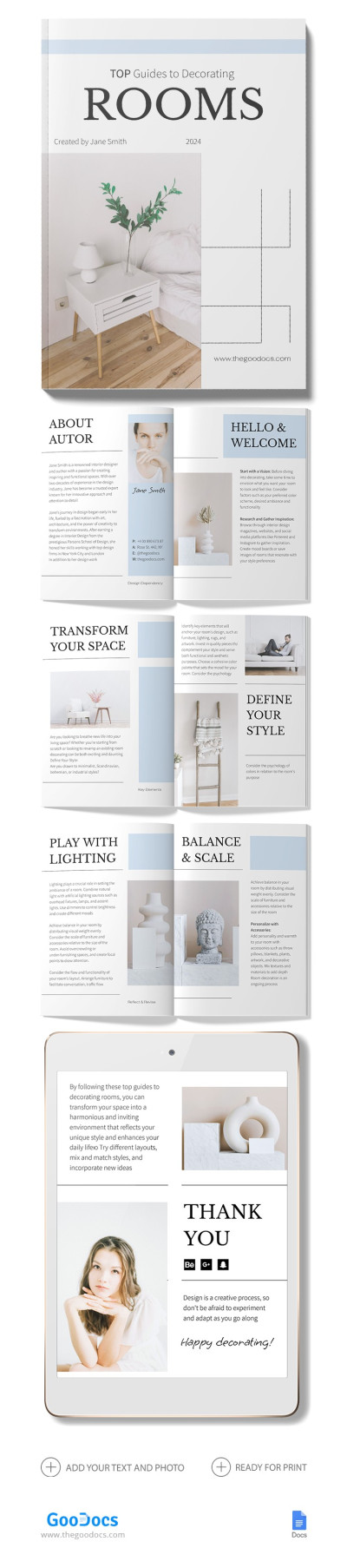 Room Decorating Ebook Template