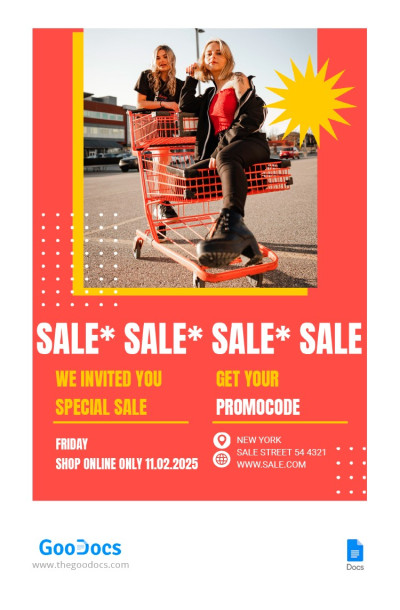 Sale Store Flyer Template