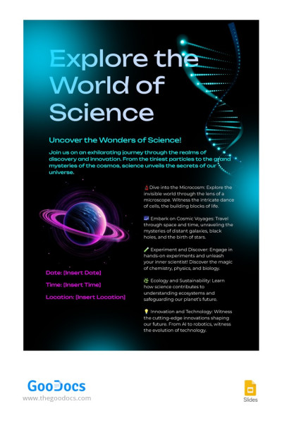 Science Modern Poster Template