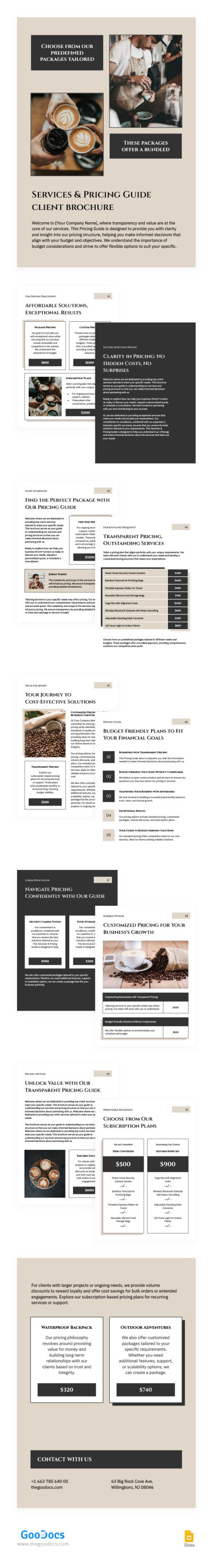 Aesthetic Business Brochure Template