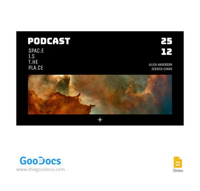 Space Podcast YouTube Thumbnail Template