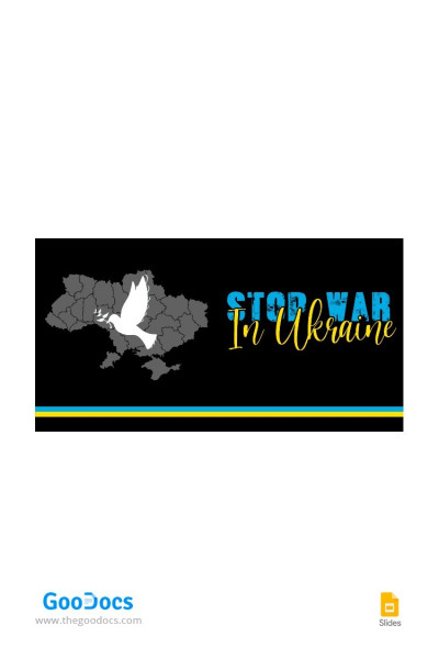 Stop War in Ukraine Event Cover - Facebook Cover