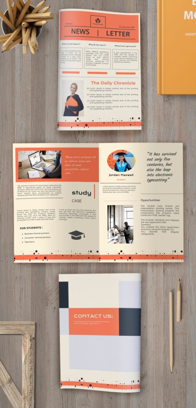 Study Newsletter Template