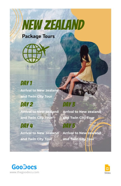 Stylish Travel Itinerary Template