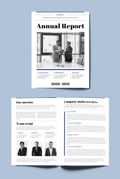 Tranding Annual Report Template