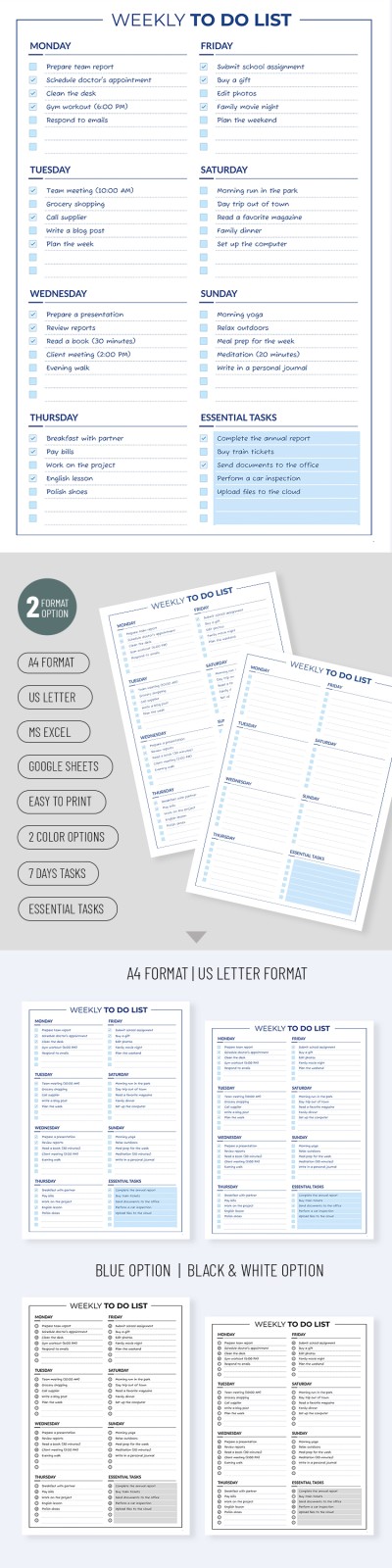 Weekly To-Do List Template